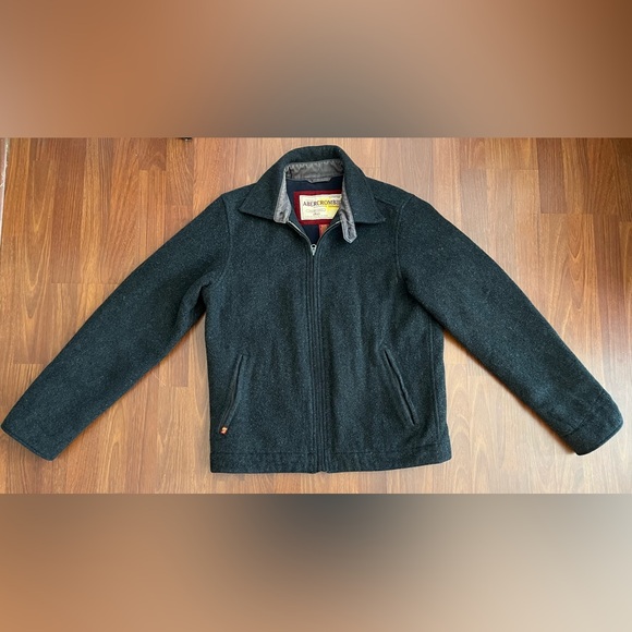Abercrombie & Fitch Other - Abercrombie & Fitch Men’s Wool Blend Zip-Up Jacket
